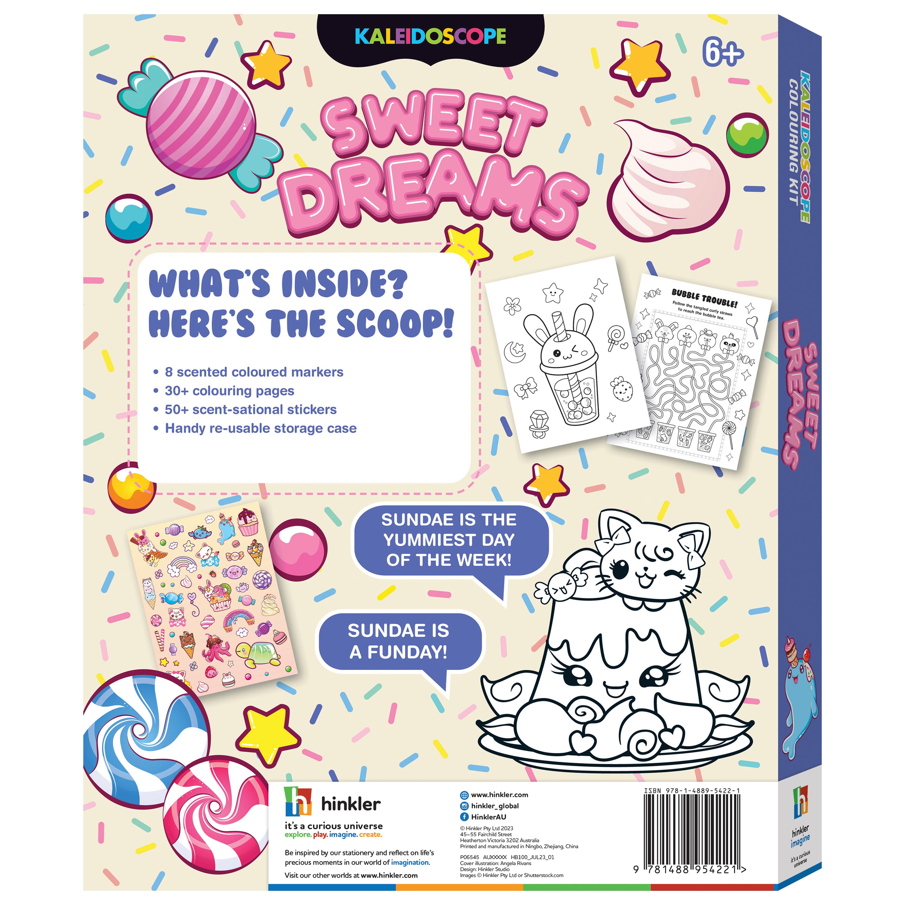 Kaleidoscope Colouring Kit Sweet Dreams: (Sweet Treats)