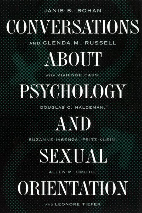 Conversations About Psychology and Sexual Orientation: (English)