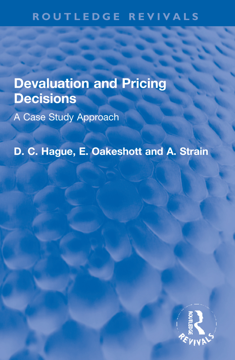 Devaluation and Pricing Decisions: A Case Study Approach(Routledge Revivals)