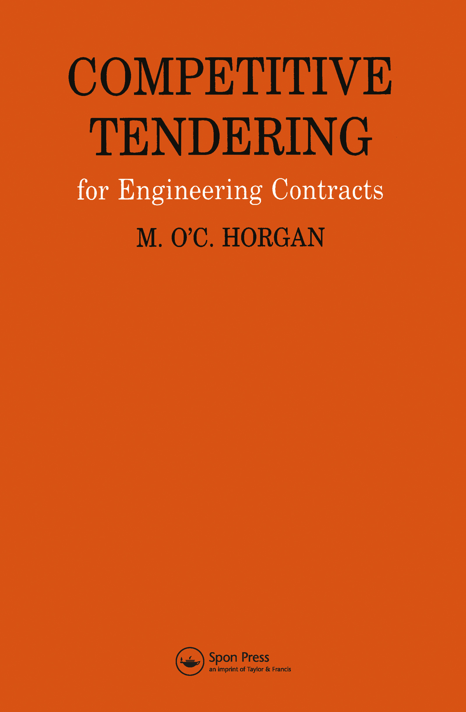 Competitive Tendering for Engineering Contracts