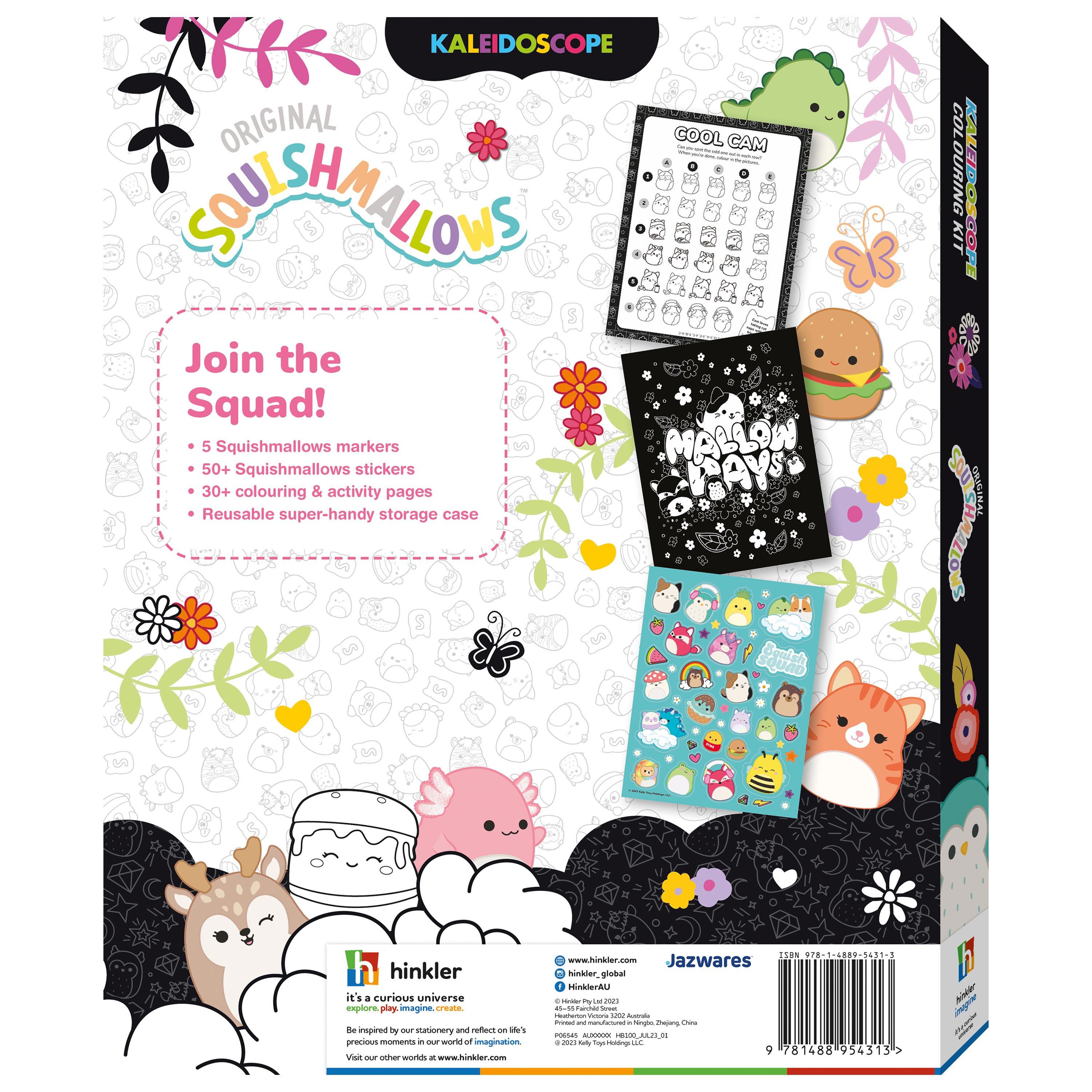 Kaleidoscope Colouring Kit Squishmallows: (Colouring Kit)