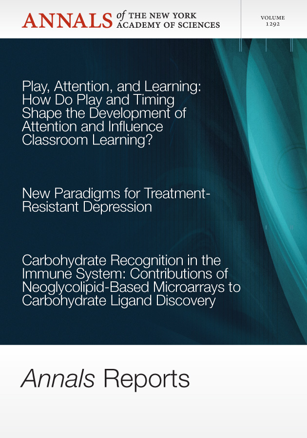 Annals Report, Volume 1292: (Annals of the New York Academy of Sciences)