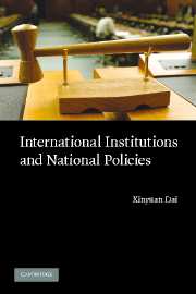 International Institutions and National Policies: (English)