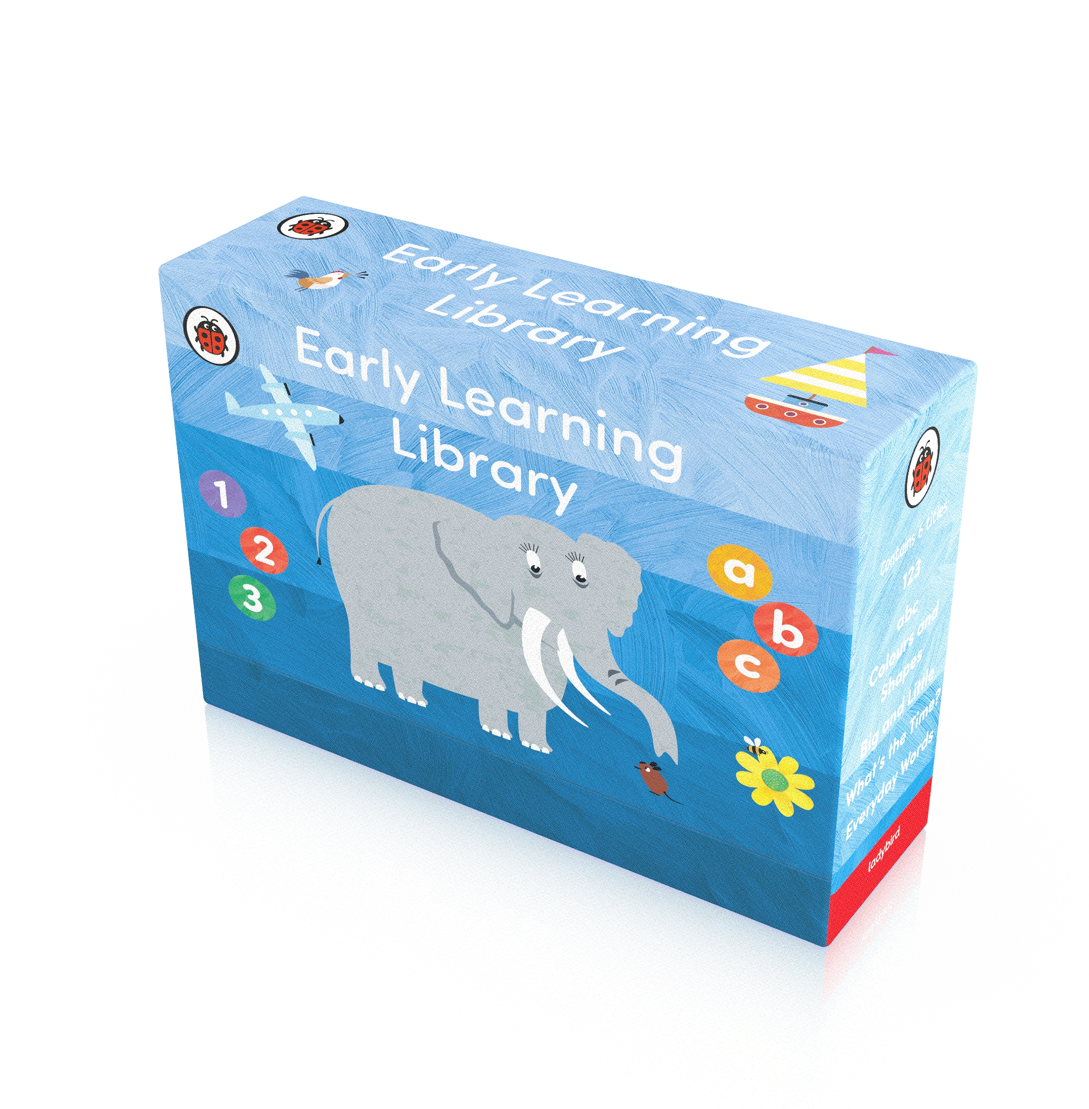 Ladybird Early Learning Library: 6 Books Tuck-Box - ABC | 123 |  Colours and Shapes | Everyday Words and More