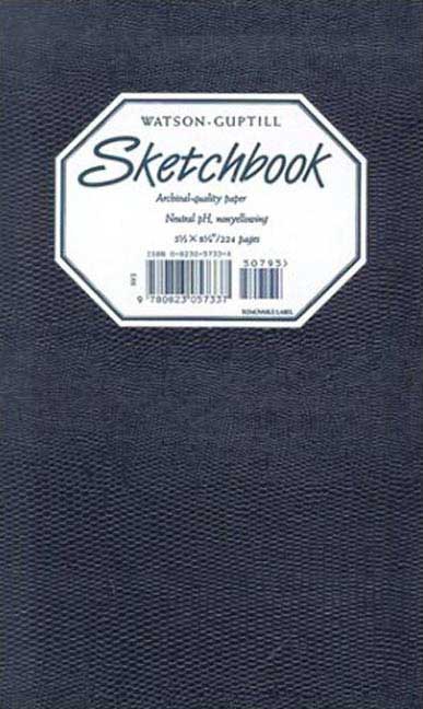 Medium Sketchbook (Lizard, Navy Blue)