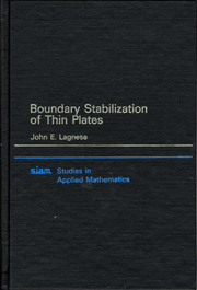 Boundary Stabilization of Thin Plates: (10 Studies in Applied and Numerical Mathematics)
