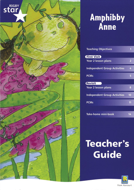 Rigby Star Shared  Year 2 Fiction: Amphibby Anne Teachers Guide: (RED GIANT)
