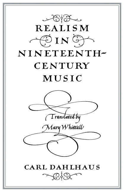 Realism in Nineteenth-Century Music: (English)