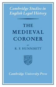 The Medieval Coroner: (English)