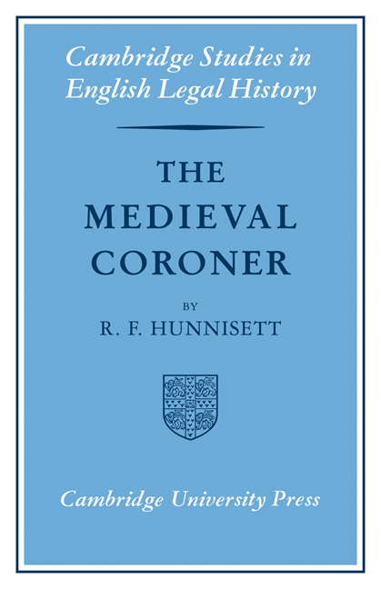The Medieval Coroner: (English)