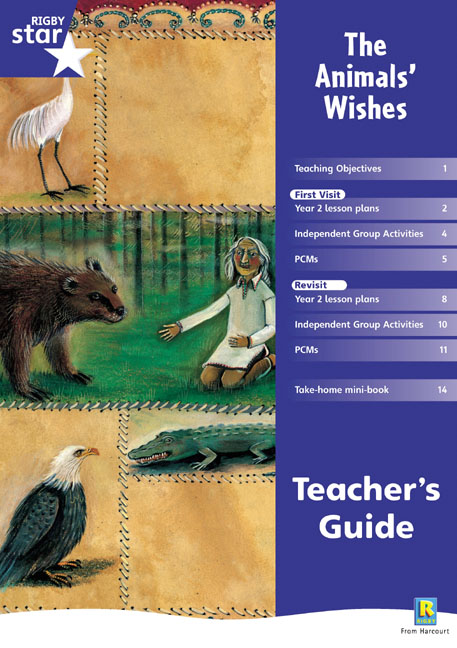 Rigby Star Shared Year 2 Fiction: The Animals' Wishes Teachers Guide: (RED GIANT)