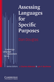 Assessing Languages for Specific Purposes: (Cambridge Language Assessment)