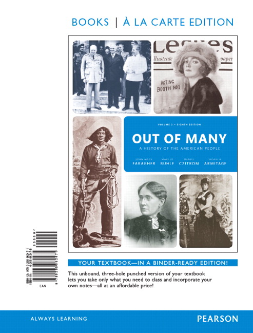 Out of Many: A History of the American People, Volume 2 -- Print Offer [Loose-Leaf](English)