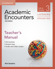 Academic Encounters Level 3 Teacher's Manual Listening and Speaking: Life in Society(Academic Encounters)