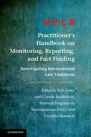 HPCR Practitioner's Handbook on Monitoring, Reporting, and Fact-Finding: Investigating International Law Violations
