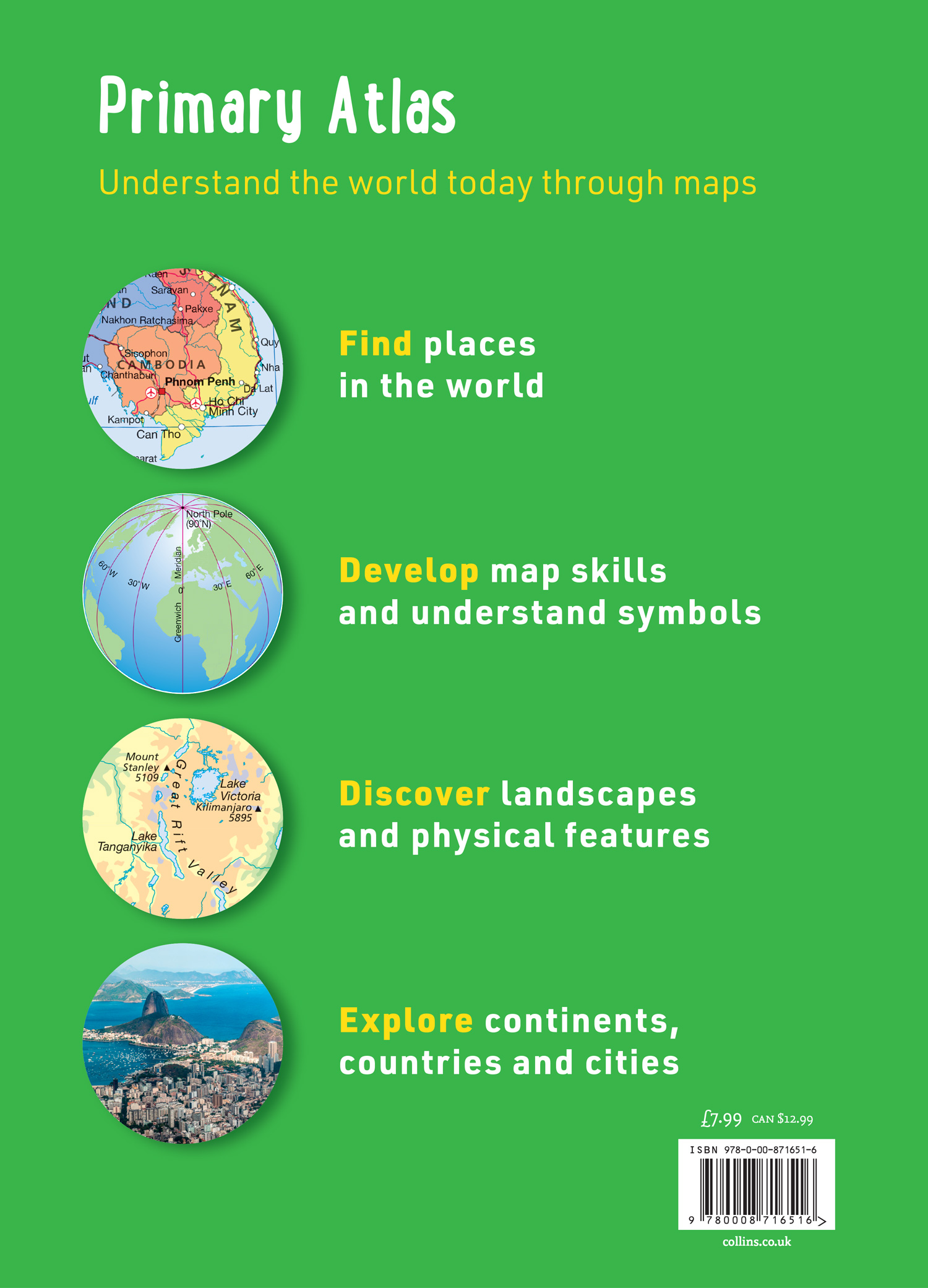 Collins Primary Atlas: Ideal for Learning at School and at Home(Collins School Atlases)