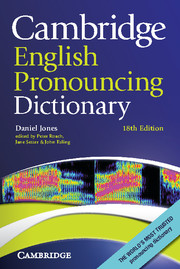 Cambridge English Pronouncing Dictionary: (English Pronouncing Dictionary)