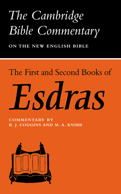 The First and Second Books of Esdras: (Cambridge Bible Commentaries: Apocrypha 5 Volume Set)