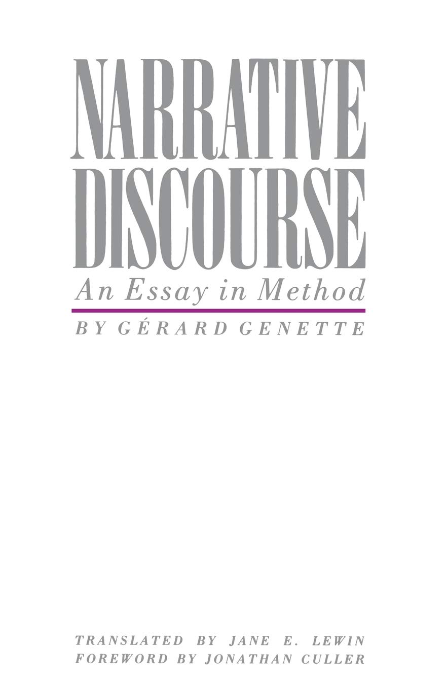 Narrative Discourse: An Essay in Method(Cornell Paperbacks)