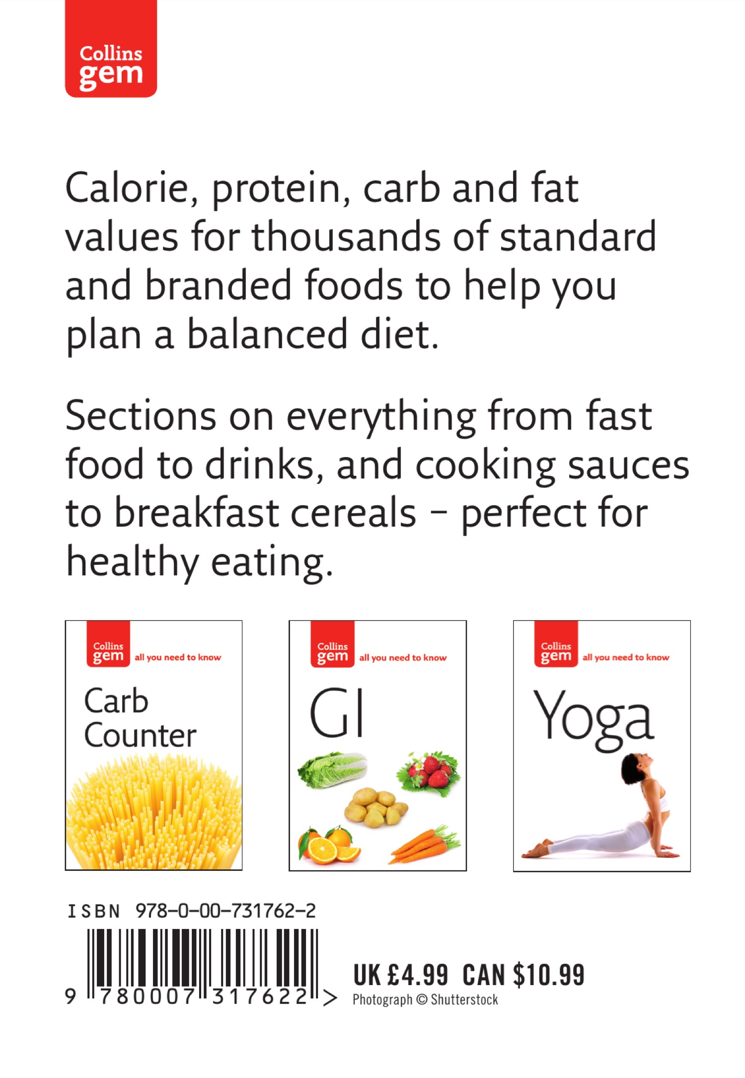 Calorie Counter: (Collins Gem)