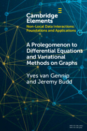A Prolegomenon to Differential Equations and Variational Methods on Graphs: (Elements in Non-local Data Interactions: Foundations and Applications)