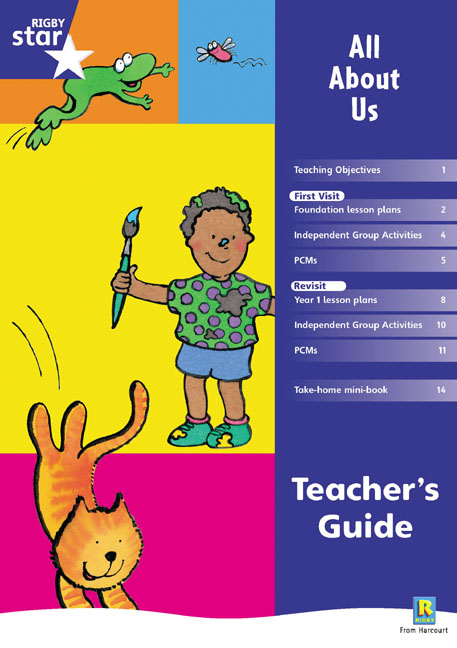 Rigby Star Shared Reception Fiction: All About Us Teachers Guide: (RED GIANT)