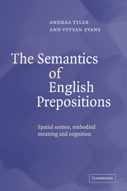 The Semantics of English Prepositions: Spatial Scenes, Embodied Meaning, and Cognition(English)