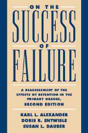 On the Success of Failure: A Reassessment of the Effects of Retention in the Primary School Grades