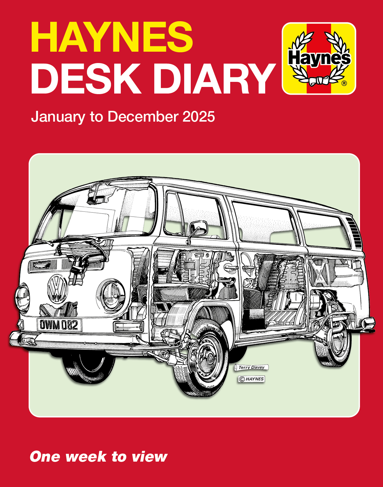 Haynes 2025 Desk Diary: January to December 2025