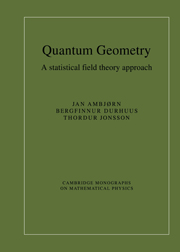 Quantum Geometry: A Statistical Field Theory Approach(Cambridge Monographs on Mathematical Physics)