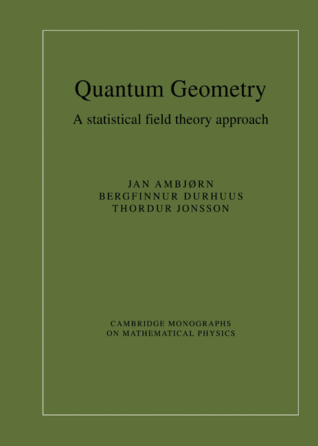 Quantum Geometry: A Statistical Field Theory Approach(Cambridge Monographs on Mathematical Physics)