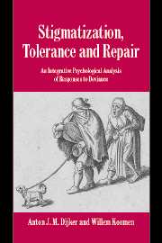 Stigmatization, Tolerance and Repair: An Integrative Psychological Analysis of Responses to Deviance(Studies in Emotion and Social Interaction)