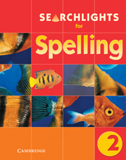 Searchlights for Spelling Year 2 Pupil's Book: (Searchlights for Spelling)