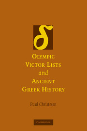 Olympic Victor Lists and Ancient Greek History: (English)