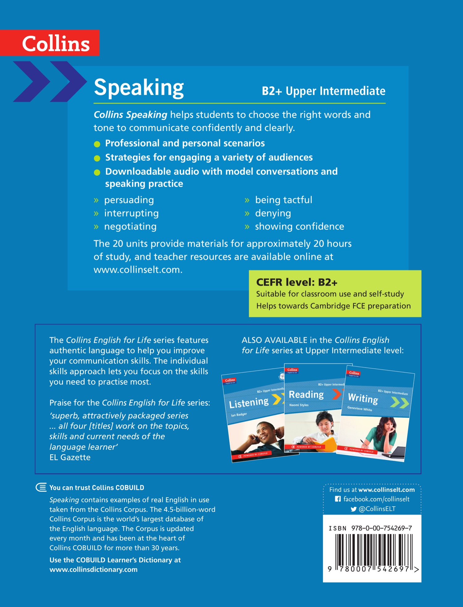 Speaking: B2(Collins English for Life: Skills)