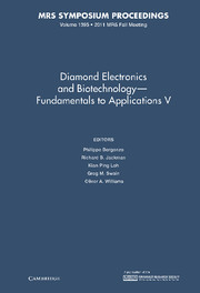 Diamond Electronics and Biotechnology – Fundamentals to Applications V: Volume 1395: (MRS Proceedings)