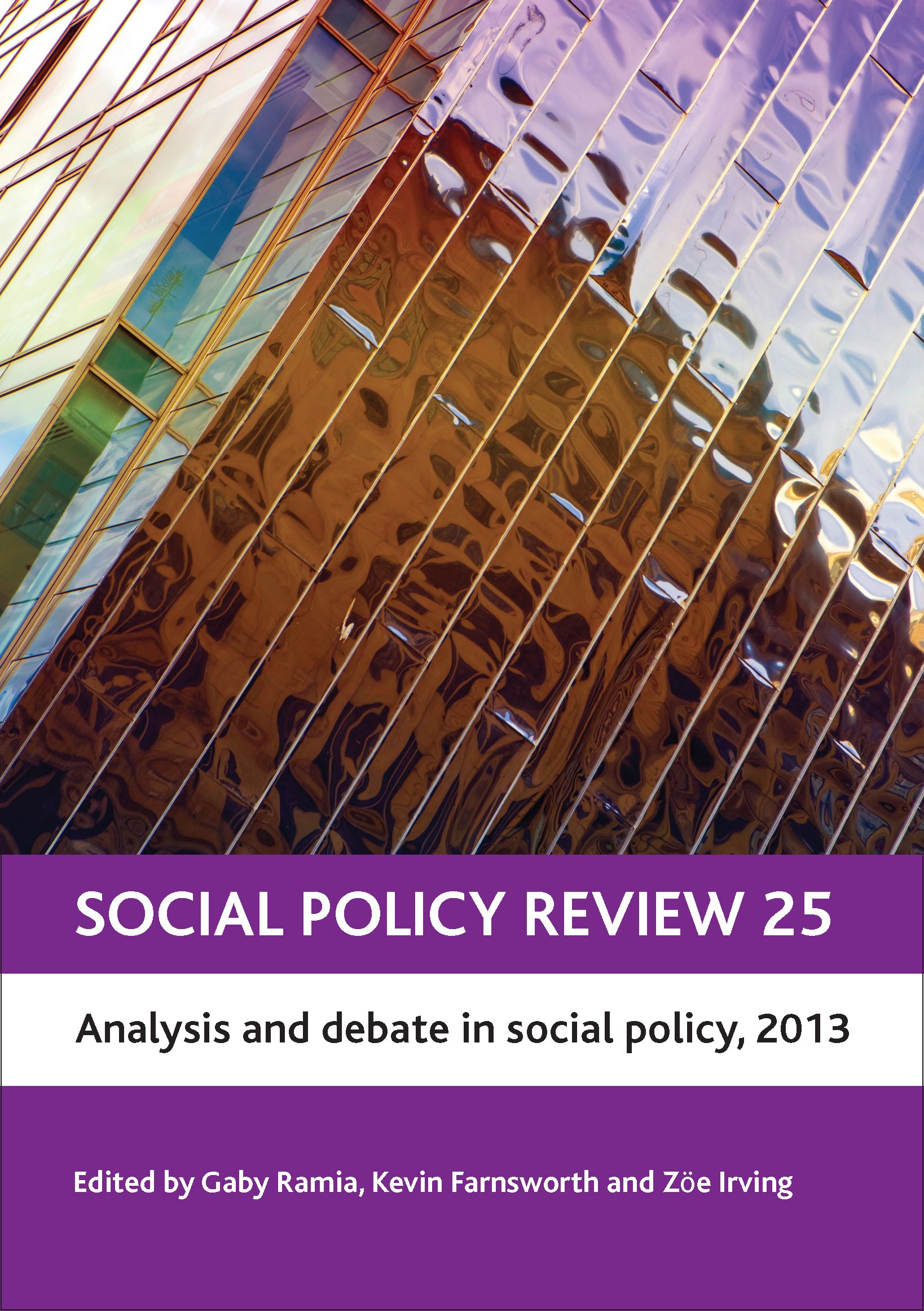 Social Policy Review 25: Analysis and Debate in Social Policy, 2013(Social Policy Review)