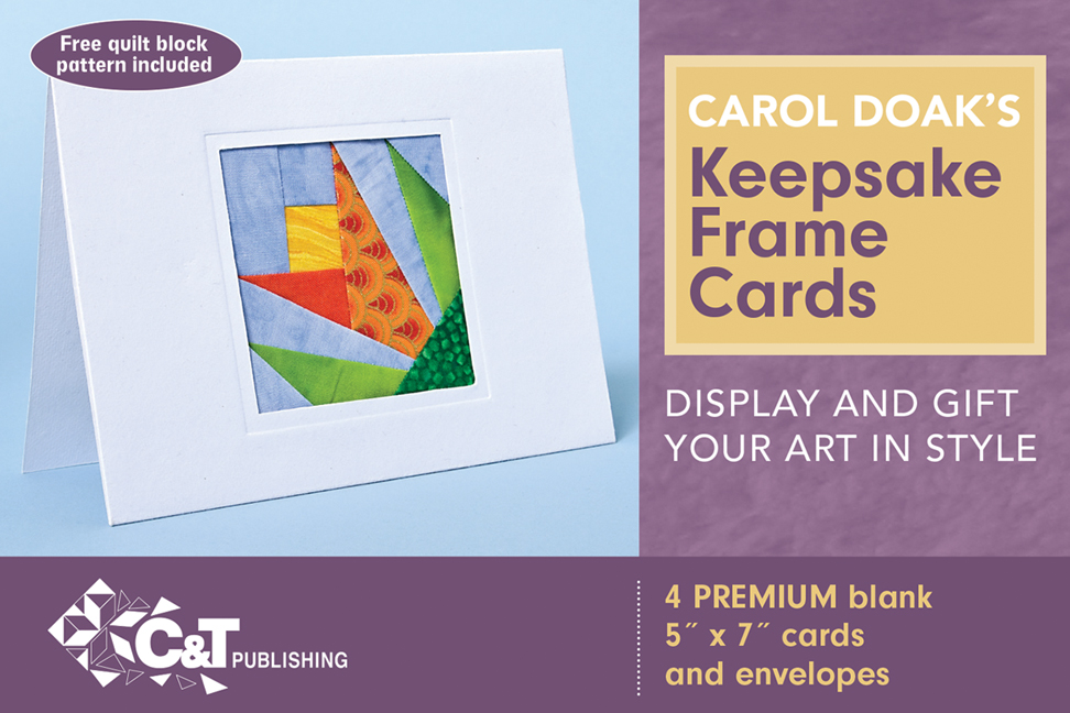 Carol Doaks Keepsake Frame Cards: White: Pack of Four 5" x 7" Cards and Envelopes