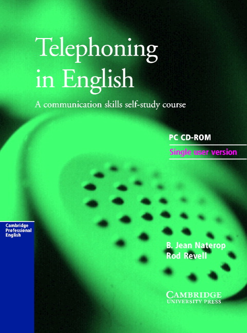 Telephoning in English CD-ROM: A communication skills self-study course(Telephoning in English)