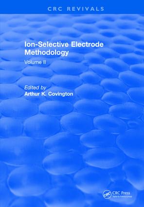 Ion Selective Electrode Method: Volume 2