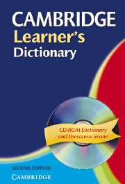 Cambridge Learner's Dictionary with CD-ROM