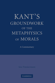 Kant's Groundwork of the Metaphysics of Morals: A Commentary(English)