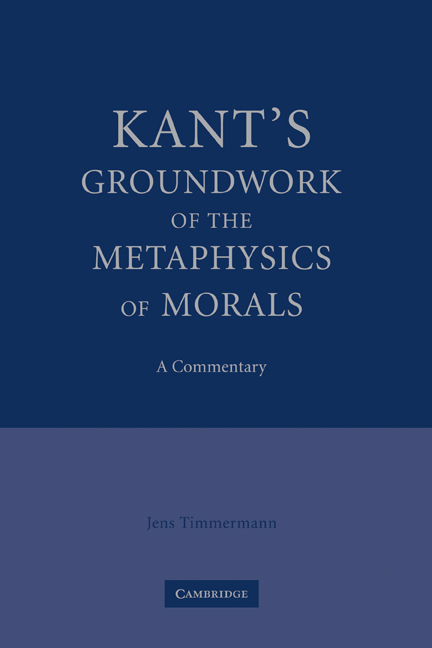 Kant's Groundwork of the Metaphysics of Morals: A Commentary(English)
