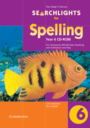 Searchlights for Spelling Year 6 CD-ROM: For Interactive Whole-Class Teaching(Searchlights for Spelling)