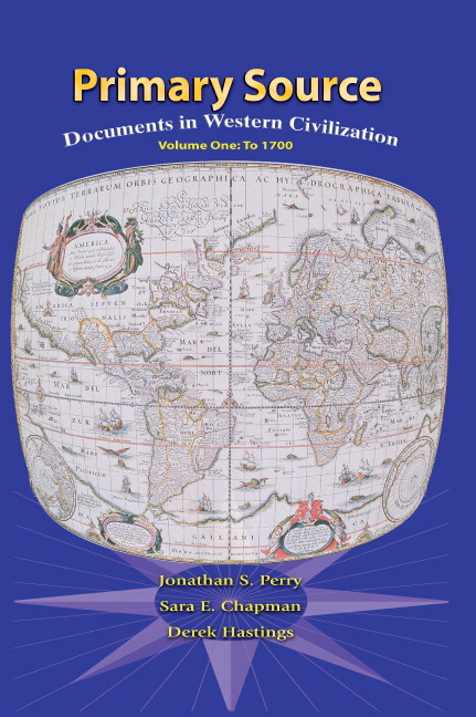 Primary Sources in Western Civilization, Volume 1 for Primary Sources in Western Civilization, Volume 1: (English)