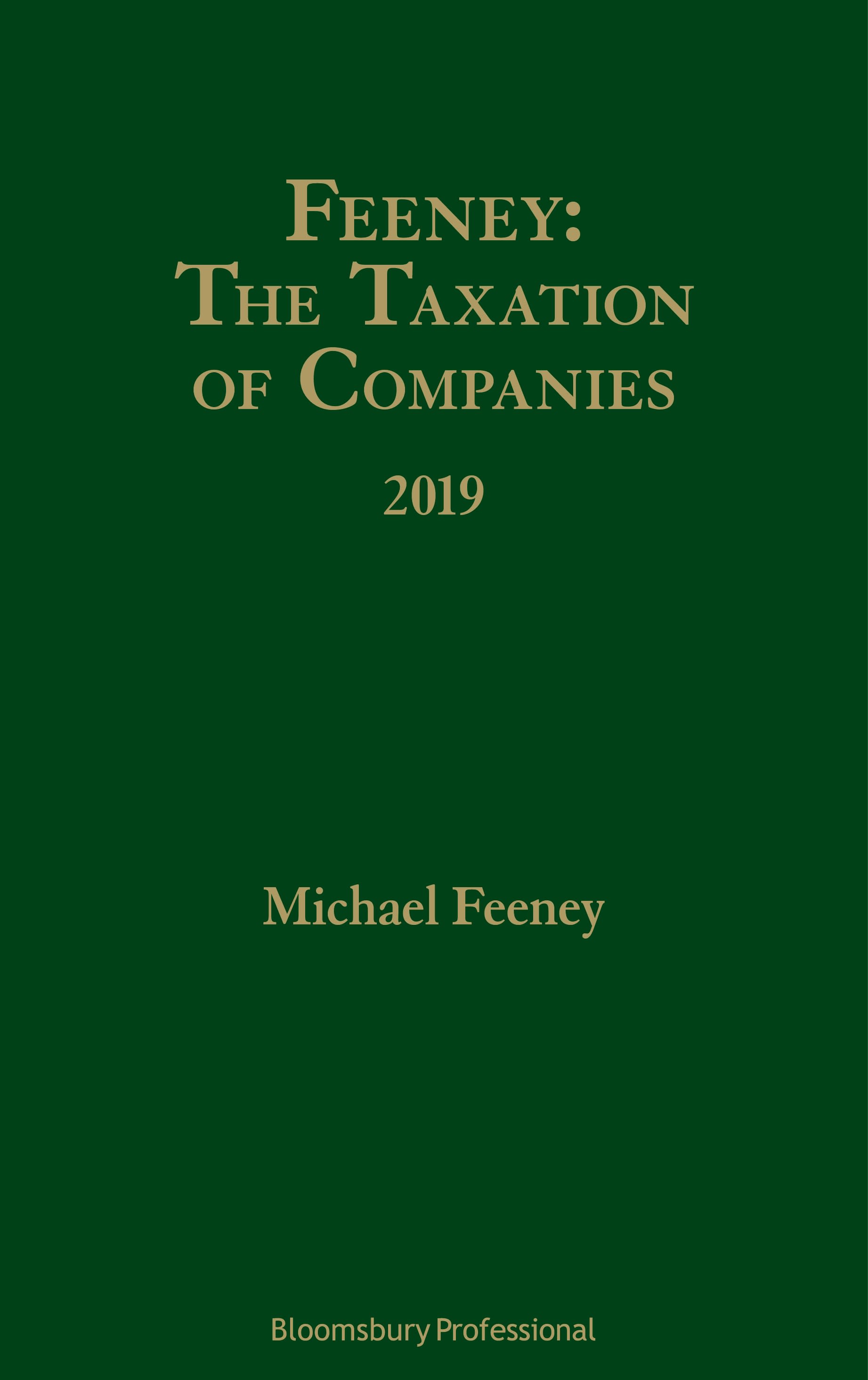 Feeney: The Taxation of Companies 2019