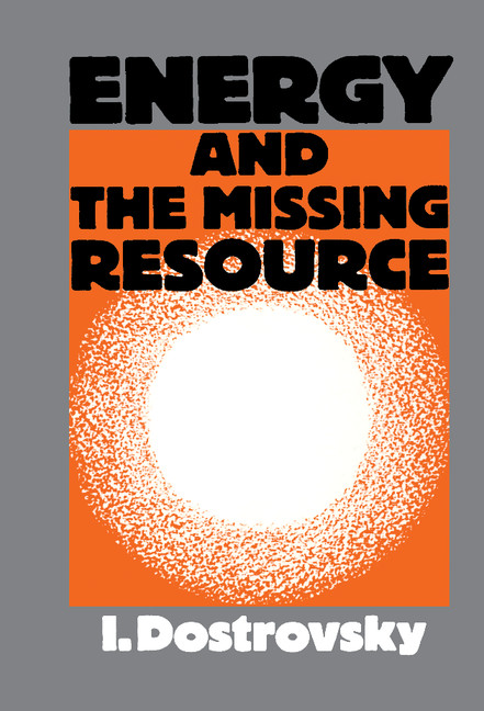 Energy and the Missing Resource: A View from the Laboratory(English)