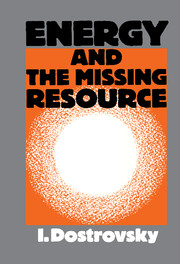 Energy and the Missing Resource: A View from the Laboratory(English)
