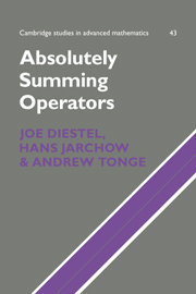 Absolutely Summing Operators: (Series Number 43 Cambridge Studies in Advanced Mathematics)