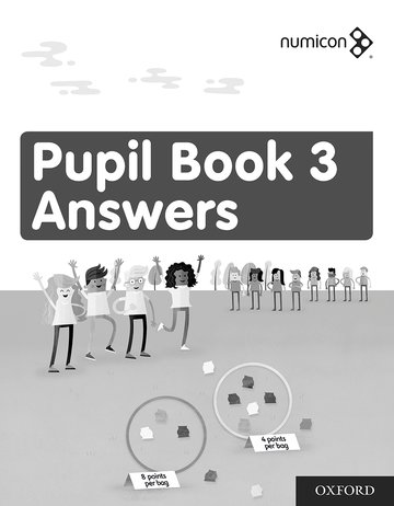 Numicon: Pupil Book 3: Answers: (Numicon)